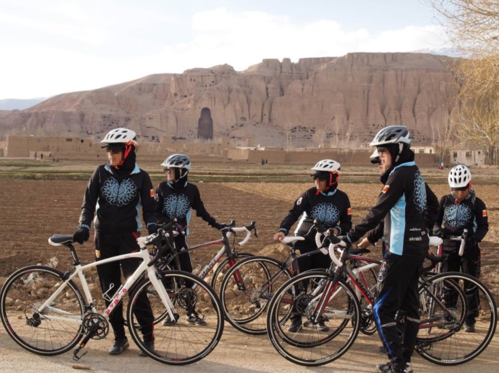 Under Taliban threat, Afghan women cyclists burn their history￼